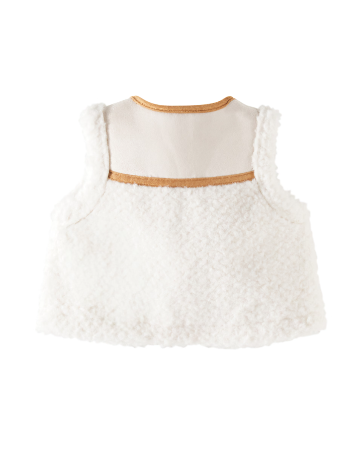 Baby logo teddy vest