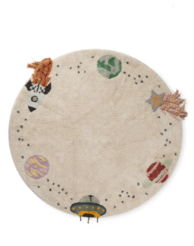 WASHABLE COTTON RUG INTERSTELLAR JOURNEY