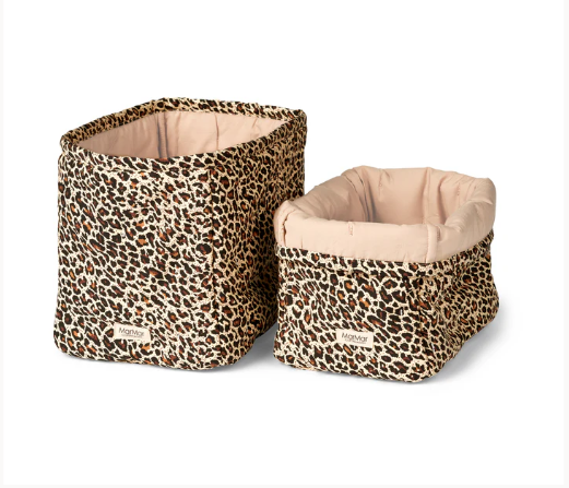 Nursery Storage Bags - Brown Leo