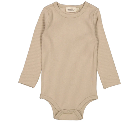 Plain Body LS, Bodysuit - Stone Wall